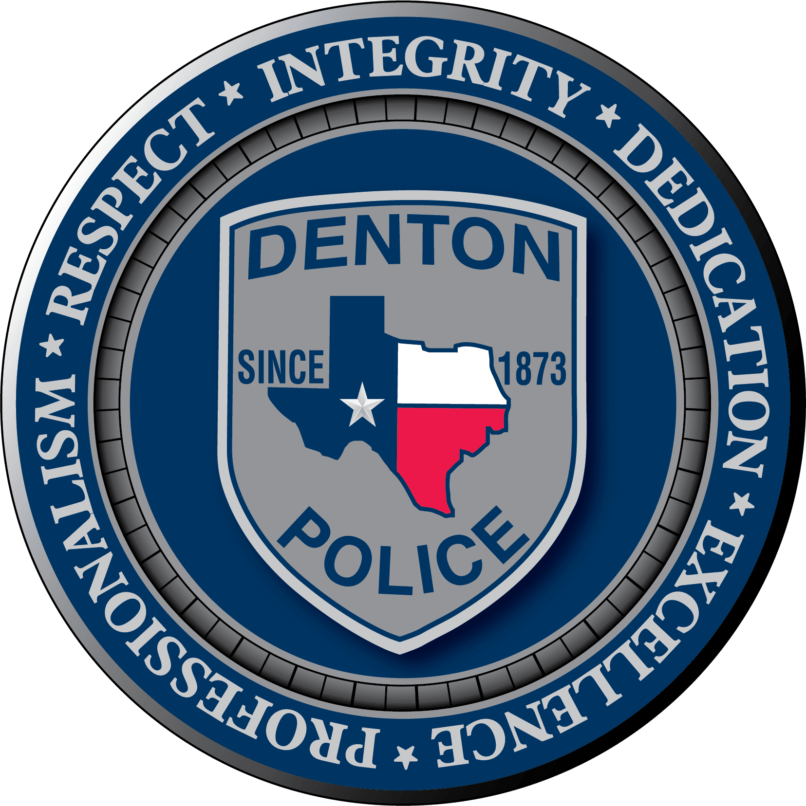 Denton Police Department logo